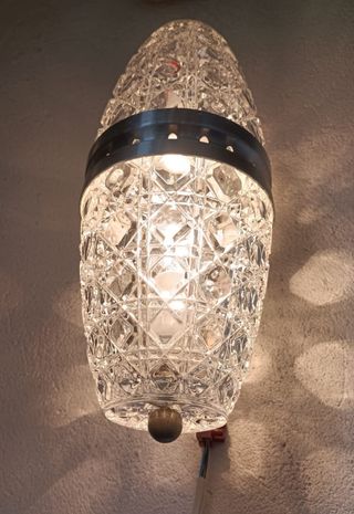 Lampe da muro vintage - vetro & metallo
