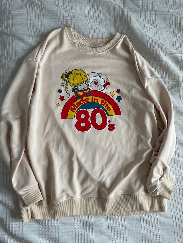 Sudadera años 80 talla M NUEVA