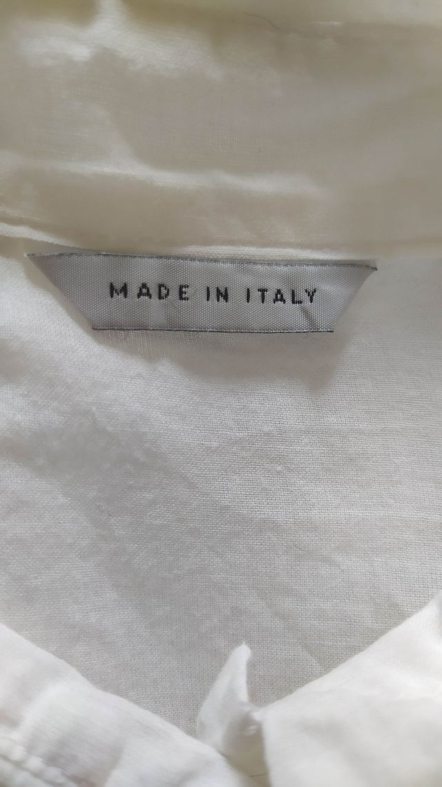 Camicia bianca cotone