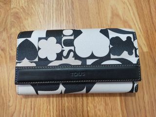 Monedero Tous beige y negro