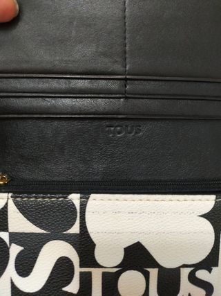Monedero Tous beige y negro