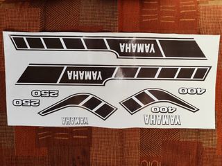 YAHAHA RD250 400 DECALS VYNAL 1976