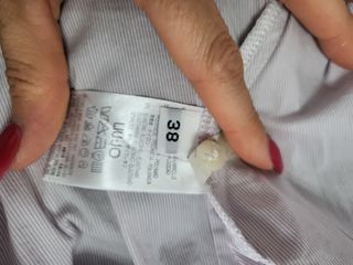 Blusa donna lilla e bianco a Body