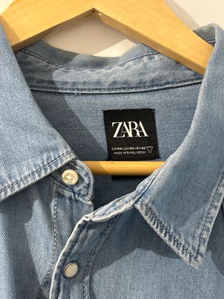 Camisa vaquera Zara hombre