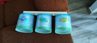 Lámpara infantil aviones - 3 luces