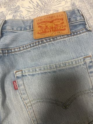 Bermudas Levis 501 Hombre Azul