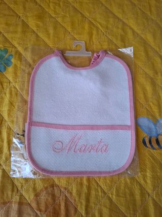 Bavaglino ricamato Marta