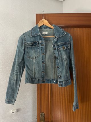 Cazadora vaquera S - Azul