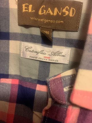 Camisa El Ganso cuadros multicolor M