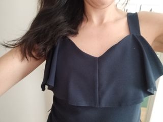 Mono azul estilo boho