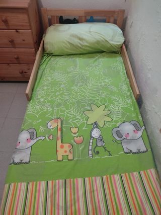 cama infantil Ikea madera