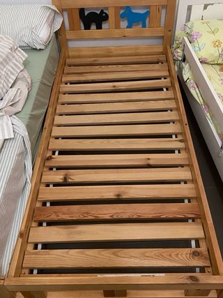 cama infantil Ikea madera