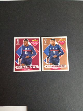 Cromos Kylian Mbappé Qatar 2022 extra sticker