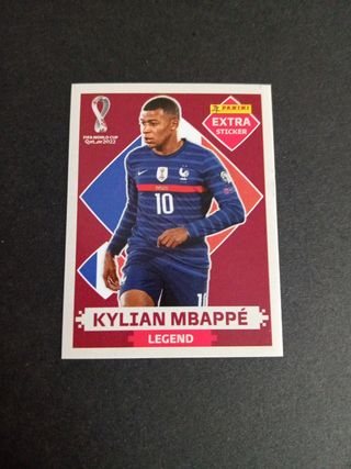Cromos Kylian Mbappé Qatar 2022 extra sticker