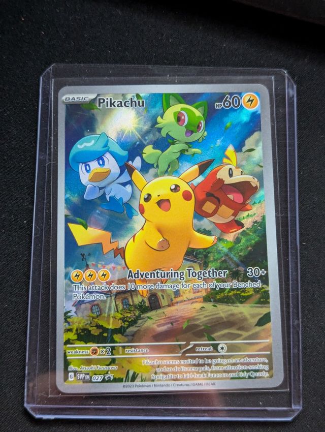(PACK)Pikachu - Carta Pokémon SVP 027
