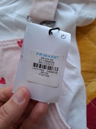 Salopette Primark neonata 3-6 mesi