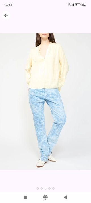 Blusa Amarilla Zadig Voltaire