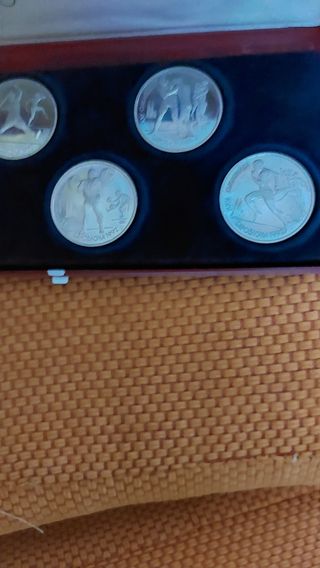 Monedas Olimpiadas Moscú 1980