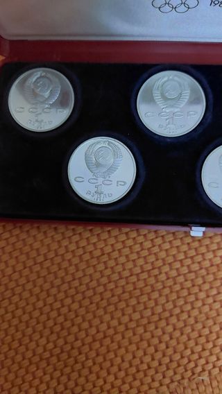 Monedas Olimpiadas Moscú 1980