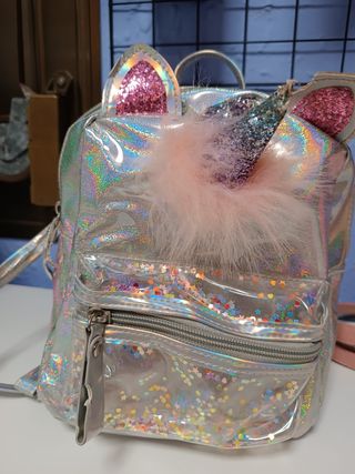 Mochila Unicornio + Mochila Rosa