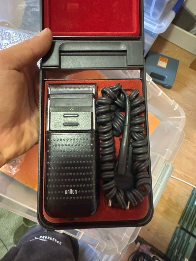 Afeitadora Braun vintage