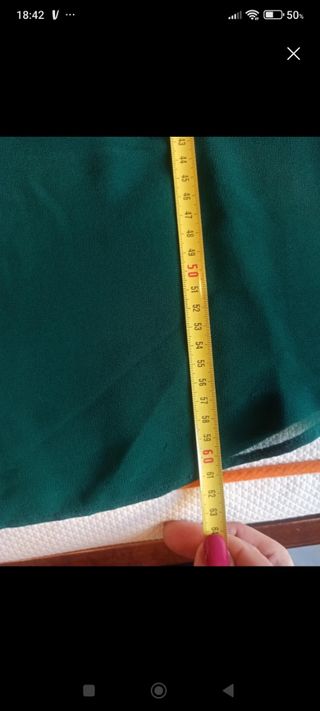 Blusa Zara verde - Talla M