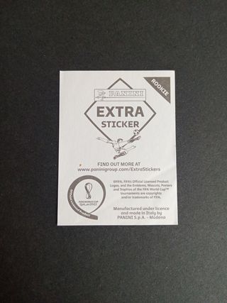 Cromo oro Giovanni Reyna Qatar 2022
Extra sticker 