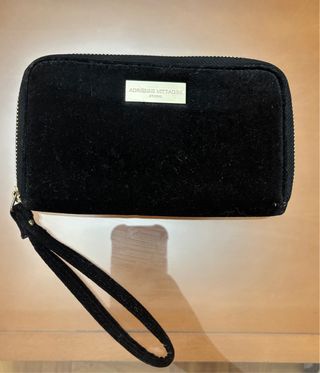 Cartera Negra Terciopelo 
