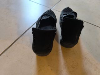 Scarpe donna nere - Zeppe intrecciate