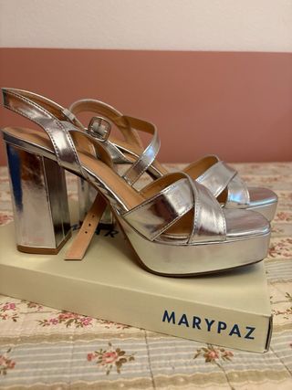 Sandalias MARYPAZ Plata
