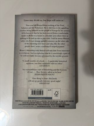 Libro inglés El niño del pijama de rayas