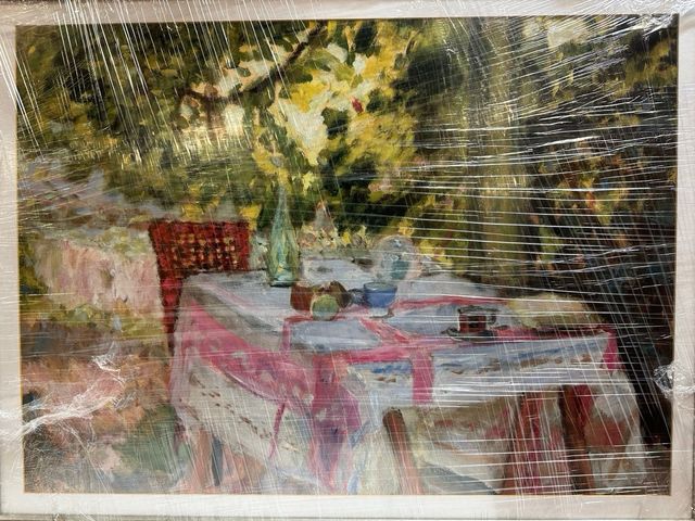 Lámina impresionista. La merienda Pierre Bonnard