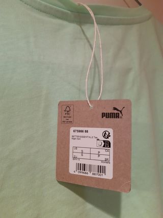 Camiseta Puma verde mujer T-S