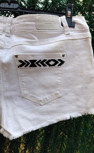 Shorts vaqueros blancos - étnicos