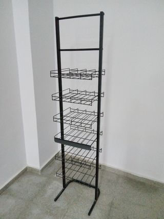 Estanteria metálica negra