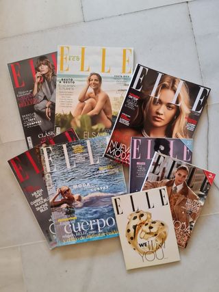 Pack de 5 revistas de moda ELLE