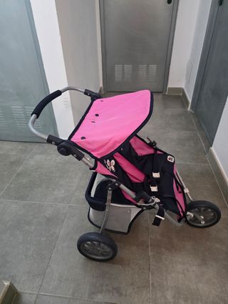 Carrito gemelar bebé juguete