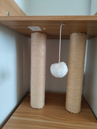 Rascador gato - Casa beige