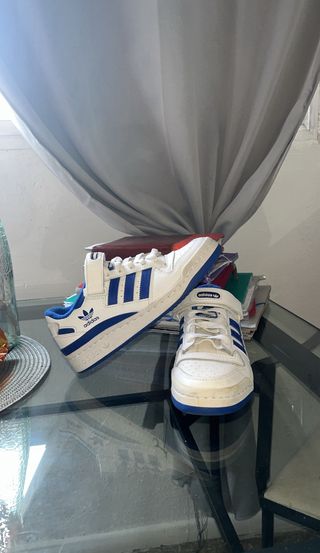 Zapatillas Adidas Forum Azul/Blanco