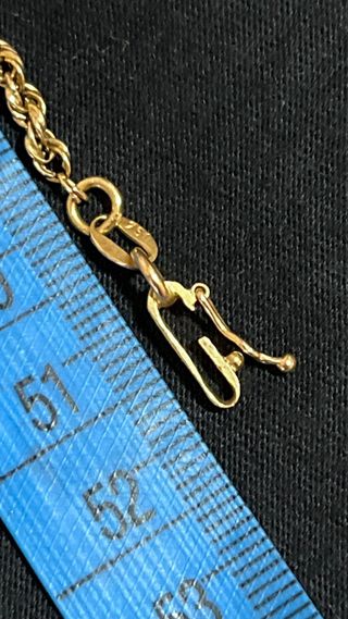 Cadena oro 18k trenzada ley 750