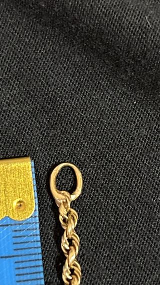 Cadena oro 18k trenzada ley 750