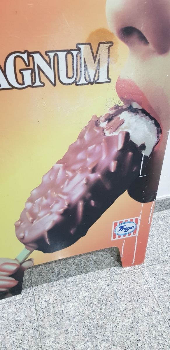 Cartel Magnum Helado Vintage