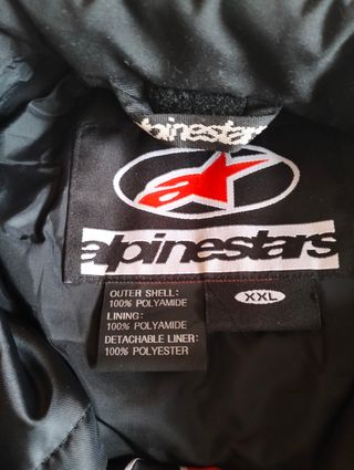 Chaqueta moto Alpinestars roja-negra