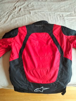 Chaqueta moto Alpinestars roja-negra