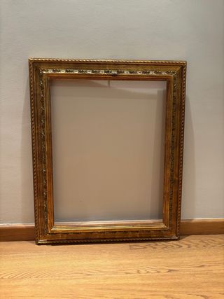 Marcos madera dorado - cuadros/espejos