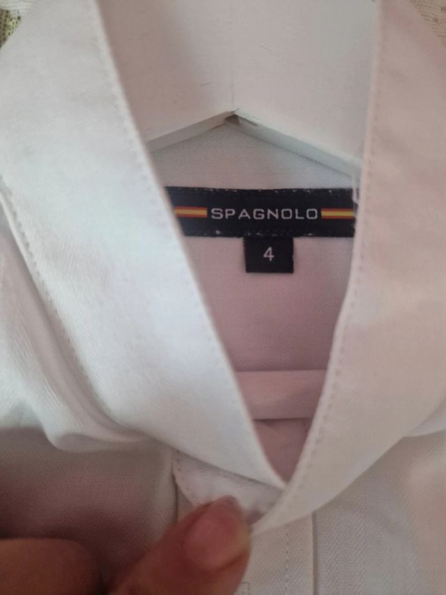Camisa niño Spagnolo blanca - talla 4