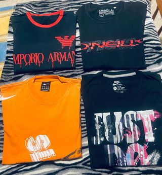 Lote de camisetas Marcas