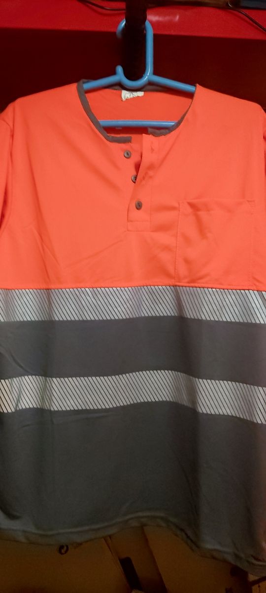 Camiseta trabajo reflectante L