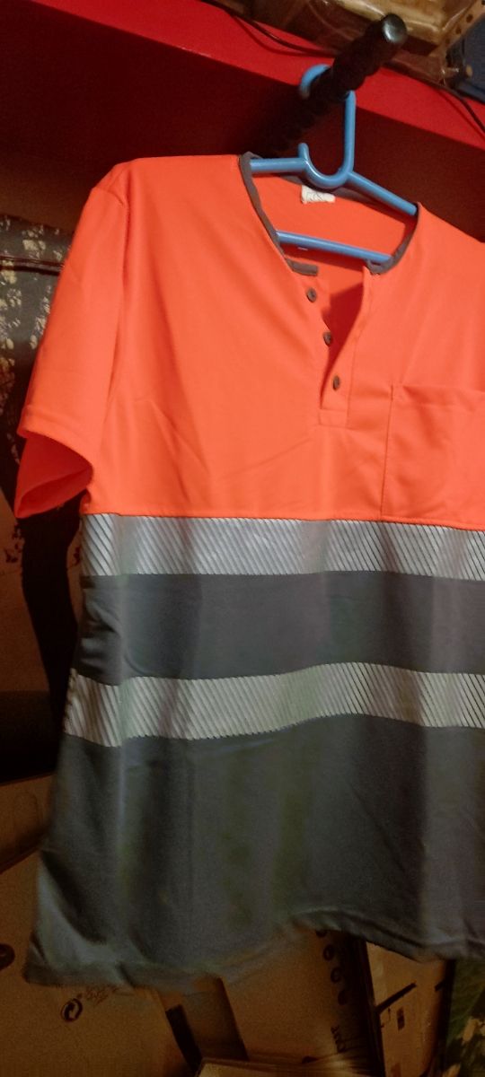 Camiseta trabajo reflectante L