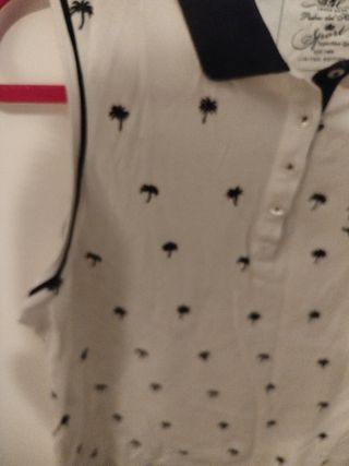 Polo Pedro del Hierro Sport blanco talla L